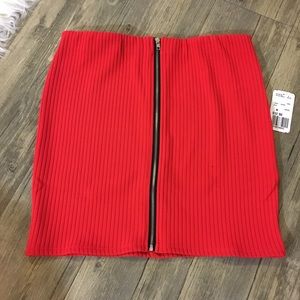 Forever 21 zip up skirt